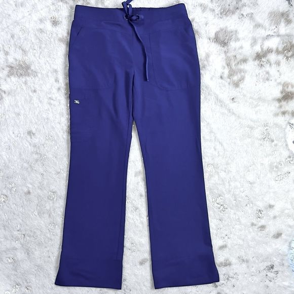 Grey's Anatomy Women's Straight Leg Pants in Deep Blue - Picture 1 of 8